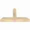 Ekena Millwork Portland Rough Sawn Timber Gable Bracket, Douglas Fir, 36"W x 21"H x 4"D x 4"F, 14/12 Pitch GBW036X21X0404POR00RDF - alternate 3